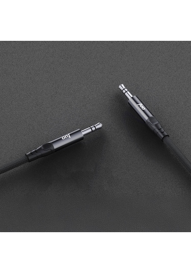 Juo Stereo 3.5mm Trs Jack Örgülü Aux Ses Kablosu 1 Metre