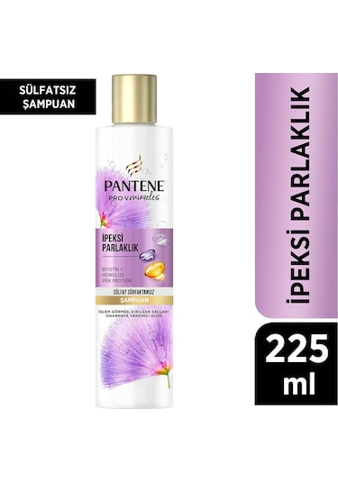 Pantene PRO-V İpeksi Parlaklık Sülfatsız Şampuan 225 ML