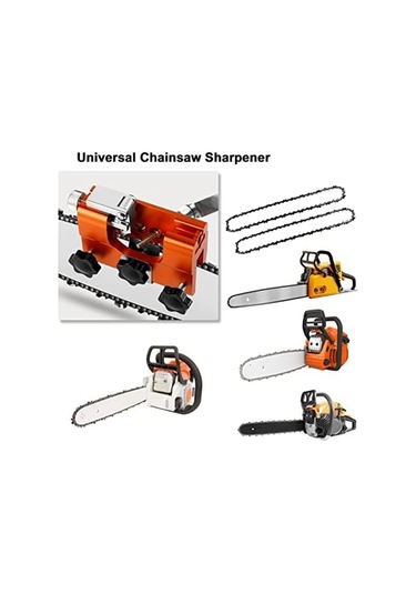 Vkemall El İle Zincir Kesici Kesici Ayna Takımı - Taşınabilir Ev Tipi 3 Taşlı Alüminyum Zirkonyum Zımpara Aleti