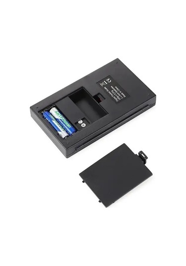 Sunshine011 Taşınabilir Paslanmaz Çelik Dijital Cep Terazisi 0.01g-500g Hassas Gramaj Ölçer Siyah
