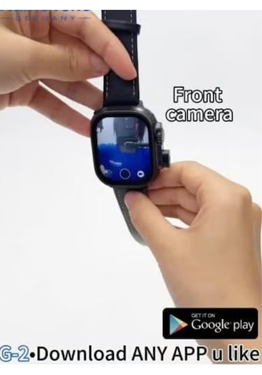 5g Destekli Android Akilli Saat Kamera Ozellikli, Video Izleme Çocuk Ve Yetişkin Saati Amoled