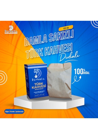 Dırkalı Damla Sakızlı Türk Kahvesi 100 G