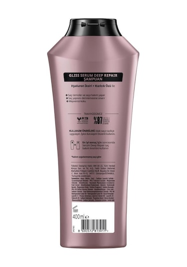 Gliss Serum Deep Repair Onarıcı Şampuan 3 x 400 ML