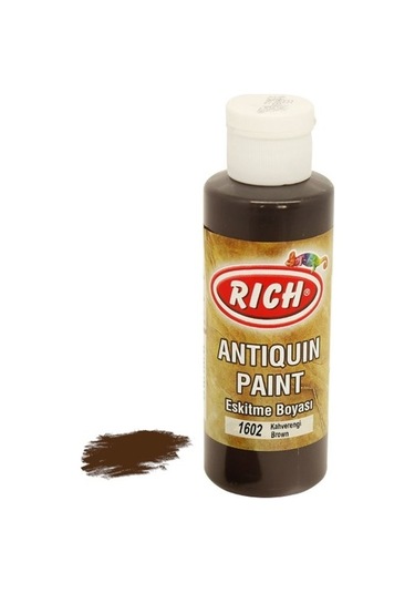 Rich 1602 Kahve 120 Cc. Antiquin Eskitme Ahşap Boyası