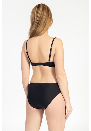 Pemilo Kadın 717 Kaplı Bikini Takımı Siyah-siyah 37158 - 1 Siyah
