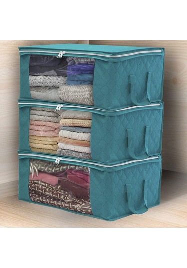 Cc Globall 3 X 48x35x20cm Yatak Düzenleyici Gri