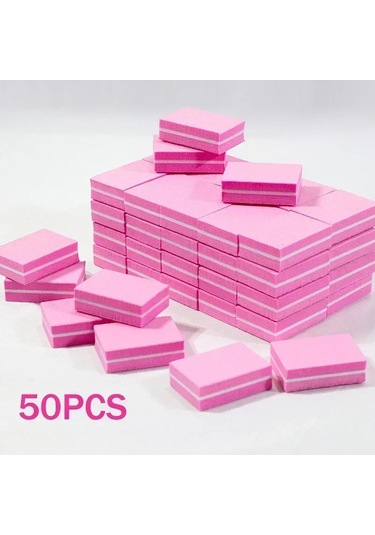 10-100 Adet Mini Parlatıcı Zımpara Dosyaları Blok Pedikür Manikür Bakımı Tırnak Sanat Tampon Lehçe Manikür Pedikür Tırnak Törpüsü Araçları Açık Gri