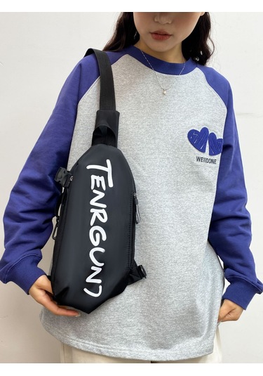 Çok Fonksiyonlu Omuz Çantası - Beyaz