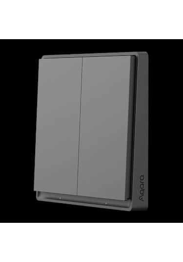 Aqara Akıllı E1 Duvar Anahtarı Zigbee 3.0 Kablosuz Akıllı Ev Işık Düğmesi Hayır Grey No Neutral 2key