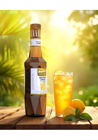 Saphori Ice Tea Limon Aromalı Kokteyl Şurubu 700 Ml
