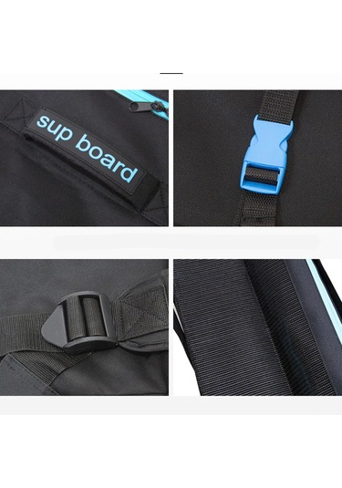 Suntek Şişme Kürek Tahtası Çantası Ayarlanabilir Askılar 80-litre Siyah