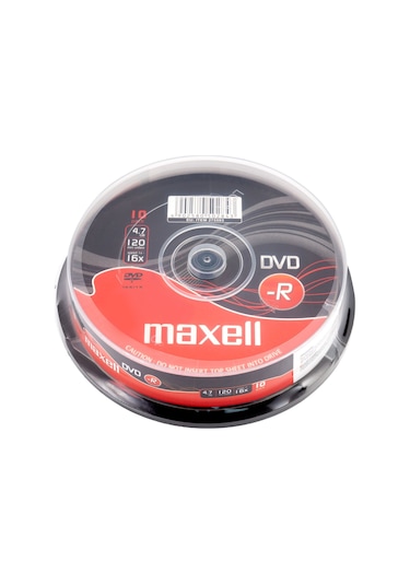 Maxell 4.7 GB 120Min 16X Kutulu DVD-R 10'lu