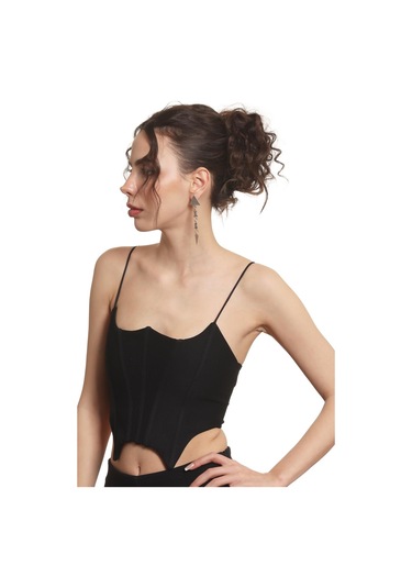 Kadın Antik Gümüş Kaplama Çivili Model Üçgen Parça Bağlantılı Tasarım Küpe Gümüş