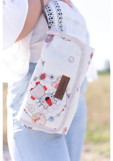 Mordesign Bebek Çanta Alt Açma Minderi, Alt Değiştirme Pedi, Taşınabilir Bakım Çantası, Animal Seri,