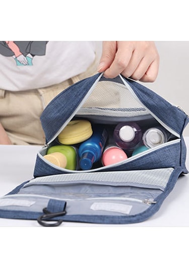 Weekeight Taşınabilir Seyahat Örgü Tasarım Çanta Rose Pembe