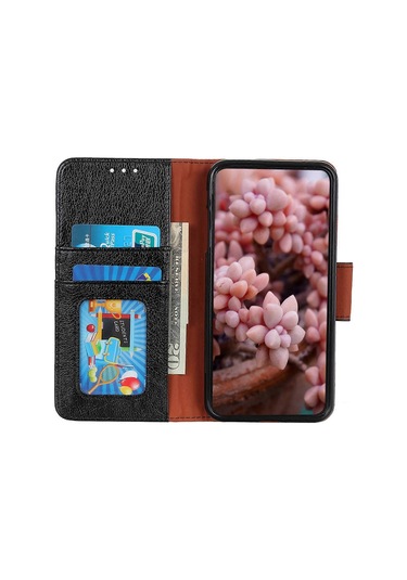 İphone Uyumlu 16 Pro Kılıfı Nappa Dokulu Bölünmüş Deri Düşmeye Karşı Darbeye Dayanıklı Telefon Kılıfı