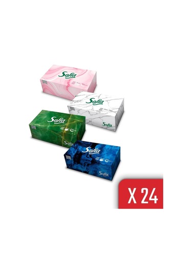 Sofia Kutu Mendil 100 Yaprak X 24