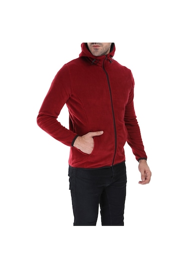 Ghassy Co. Erkek Kapşonlu Polar Ceket (152387624)