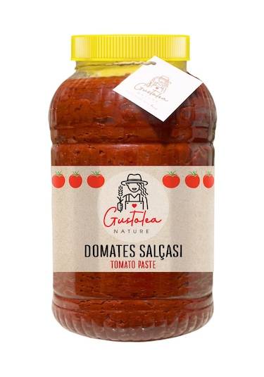 Gustolea Ev Yapımı Güneşte Kurutulmuş Domates Salçası 5 KG