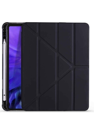 More TR Apple Uyumlu iPad Pro 12.9 2021 (5.Nesil) Kılıf Zore Tri Foldin