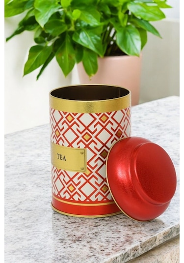 Ef115-a7 Turkish Red Tea Desenli Baharatlık 1,1 Lt Çok Renkli