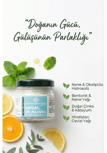Doğal Diş Macunu 40 Ml Ekstra Ferah Nefes
