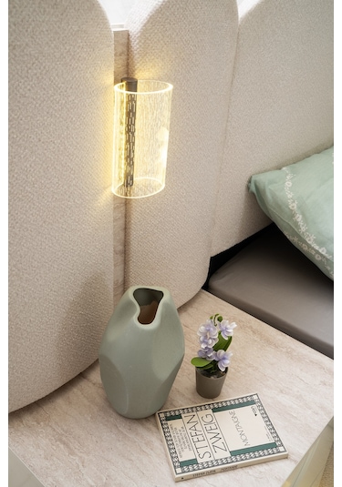 Milano Bazalı Karyola Ve Başucu 160 x 200 CM