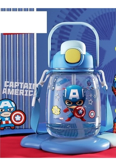 Yüksek Değerli, Büyük Kapasiteli Çift Içecekli Çocuk Kupası V439pc Açık Mavi