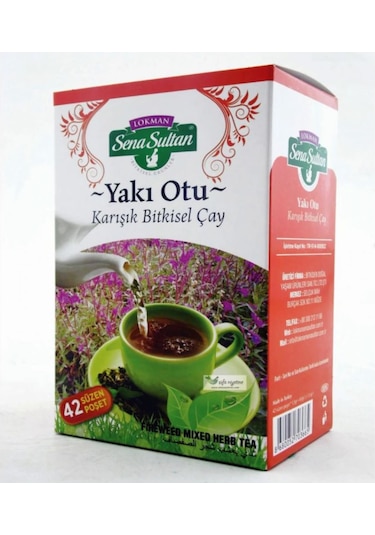 Lokman Sena Sultan Yakı Otu Karışık Bitki Süzen Poşet Çay 42 x 1.5 G