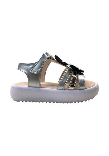 Tuğba Ortopedi 922 Kız Çocuk Kelebekli Sandalet Gümüş
