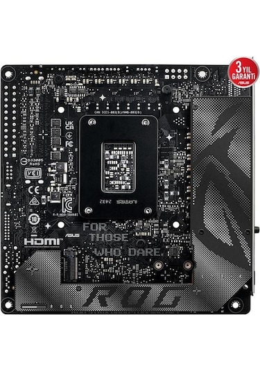 Asus Rog Strıx B860-ı Gamıng Wıfı7 Ddr5 Hdmı-dp Thunderbolt4 Pcıe 5.0 1851p Mıtx