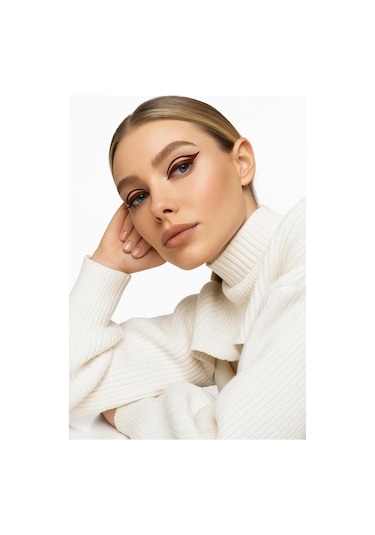 Alix Avien Yüksek Pigmentli Suya Dayanıklı Uzun Süre Kalıcı Mat Jel Eyeliner Intense Gel Liner 02 Deep Mohang