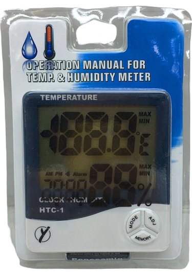 Temperature Htc-1 Dijital Saat - Sıcaklık - Nem Ölçer Çok Renkli