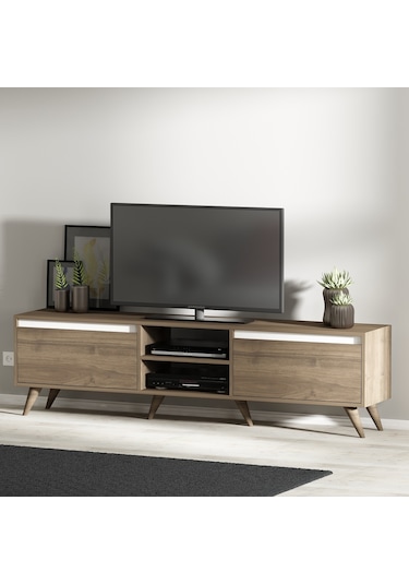 Givayo Alaz Tv Ünitesi Ceviz Beyaz