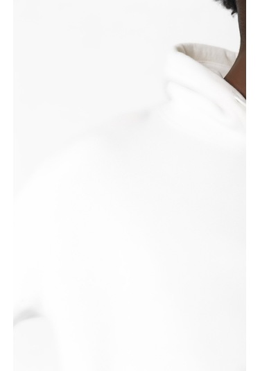 Top Gun Maverick Fly Like A Phoenix Beyaz Erkek 3ip Kapşonlu Sweatshirt Beyaz