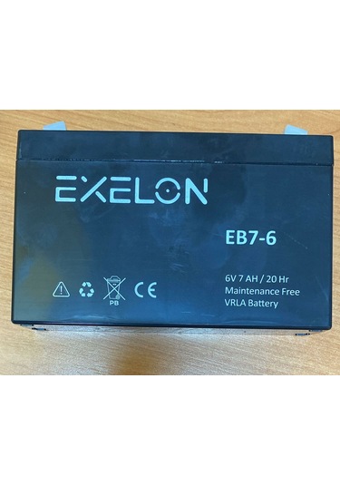 Exelon 6 Volt 7 Amper Akü 150 34 94 Mm 1100 Gram