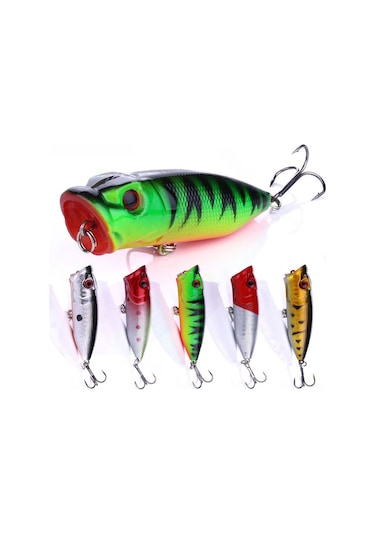 Teltree Hengjia Sürekli Tutuşan Suda Yem 5 Renkli Kutu 6.5cm 11g 6 İğne, Gerçekçi Balık Tasarımı, Dayanıklı Sert Yem, Tatlı-sulu Su適合, Toptan Satış - Ürün Tipi: Balık Yemi, Özellikler: Gerçekçi, Dayanıklı, Sulu Suda Etkili