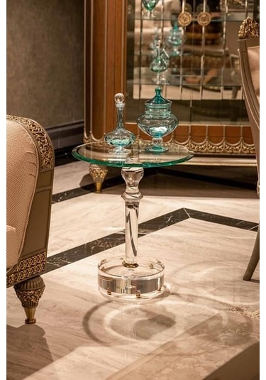 Dulda Akrilik İris Sehpa Şeffaf