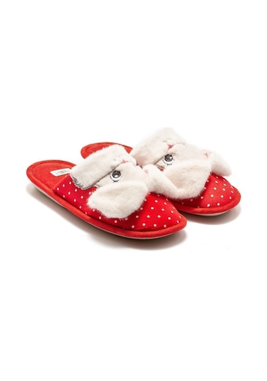 Twigy Bunny Kadın Ev Terliği - Kırmızı CC0120 Kırmızı Twigy Bunny Kadın Ev Terliği - Kırmızı CC0120 Kırmızı