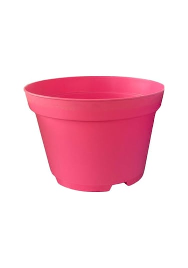 Katı Plastik Sukulent Saksısı 5 Adet Pembe 8.5 Cm
