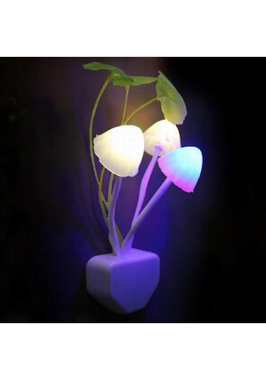 Jms Yenilik Yaratıcı Ab/abd Tak Işık Sensörü 3 led Ac110v-220v Renkli Gece Işıkları Çok Renkli