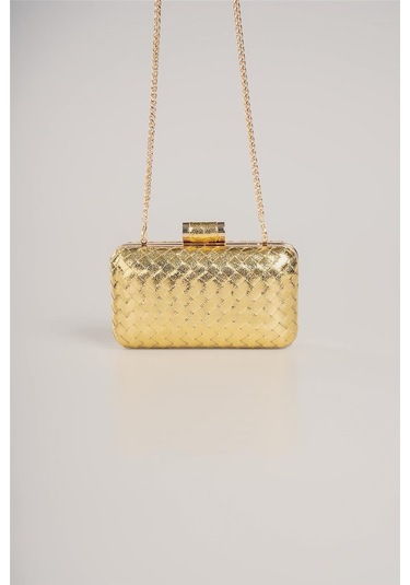 Ççs Kadın 17776 Omuz Askılı El Çantası Altın