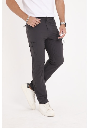 Camp532 Outdoor Tactical Su İticili Likralı Yazlık Erkek Taktik Pantolon Antrasit