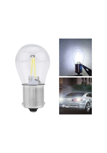 Shineyee 1156 T Tipi Cob Led Araba Feneri 2 Adet - Dc12v-28v, 30000 Saat Ömür, Ateşleme Flas, Beyaz Işık - Fren, Sinyal, Geri Vites Feneri