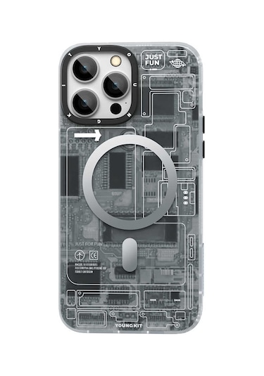 Youngkit Apple Uyumlu iPhone 13 Pro Max Kılıf YoungKit Technology Serisi Kapak ZORE-267428