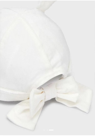Kız Bebek Beyaz Şapka 10417-059 Beyaz