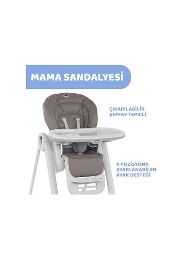 Chicco Polly Magıc Mama Sandalyesı L.brown-pr 07087162400000