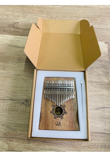 Puka Pk-2eq Koa Ağacı Profesyonel Jak Girişli Kalimba Seti