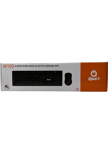 Qpart W100 2.4 Ghz Kablosuz Klavye & Mouse Set