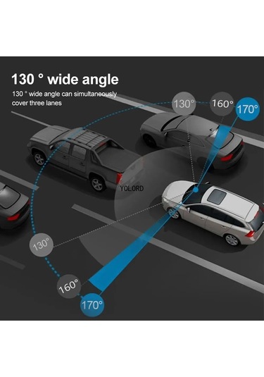 Araç Kamerası Wifi Hd 2k 1440p, Araba Dvr İçin, Kablosuz Video Kaydedici Usb / Acc 24h, Park Modu